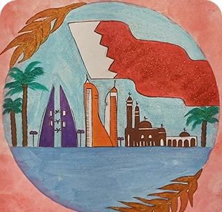 event card for the art competiton